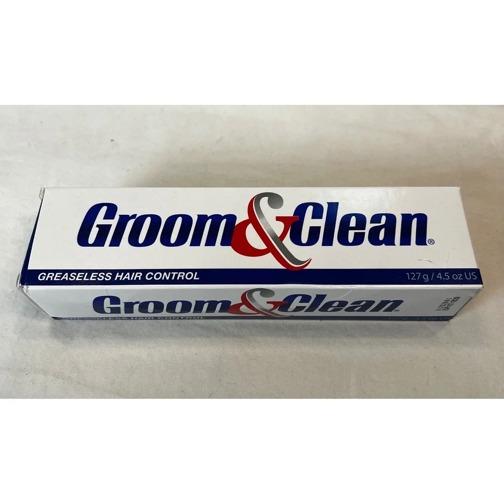 Groom & Clean Greaseless Hair Control Water Based Hair Gel 4.5 oz New Exp 07/28